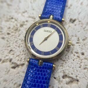 Rare Vibrant Blue Vintage Gucci Watch